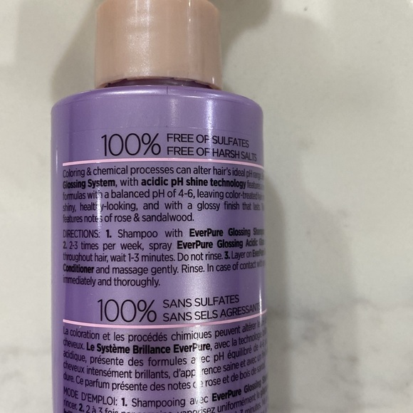 Loreal Ever Pure Sulfate Free 2 glossing in shower acidic glaze new 6.7 fl oz - Picture 3 of 4